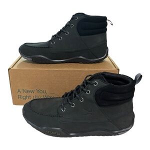 KURU Quest Boots Mens Size 12.5 Smokestack Black Leather Hiking Comfort Support